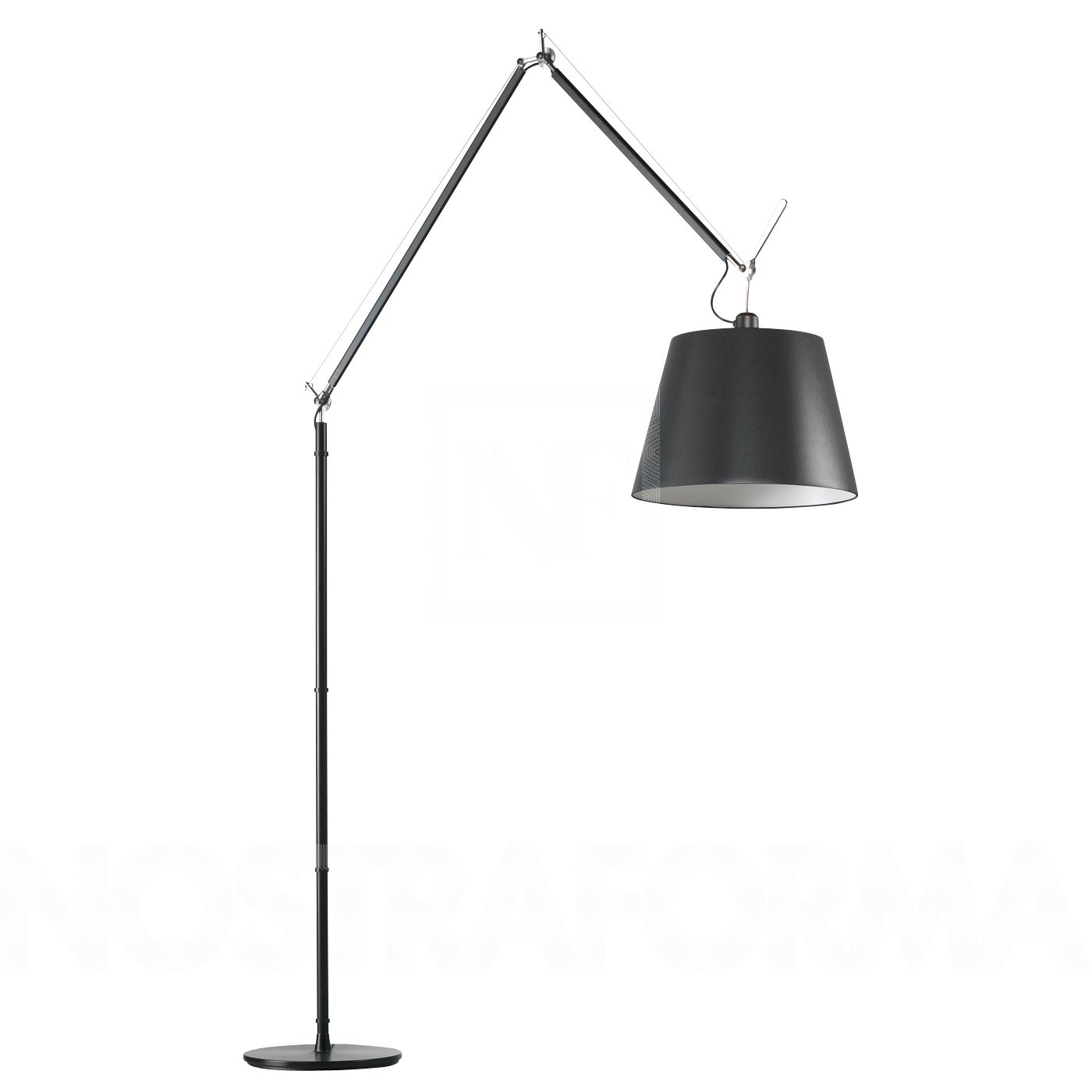 Artemide Tolomeo Mega - Led- Nera